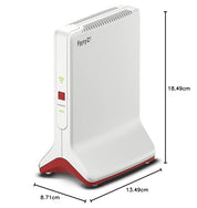 FRITZ!Repeater 6000 – Wi-Fi 6 Tri-Band Repeater mit bis zu 6.000 MBit/s & 2.5-LAN