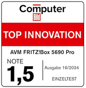 FRITZ!Box 5690 Pro – Wi-Fi 7 Triband-Router für DSL & Glasfaser, Mesh & DECT
