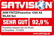 FRITZ!Powerline 1240 AX Set – Wi-Fi 6 Powerline mit WLAN & 1.200 MBit/s