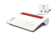 AVM FRITZ!Box 6660 Cable (DOCSIS-3.1-Kabelmodem, 2x2 WLAN AX (Wi-Fi 6) mit 2.400 MBit/s (5 GHz) und 600 MBit/s (2,4 GHz), 1 x 2,5 Gigabit-LAN-Port)