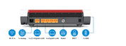 AVM FRITZ!Box 6660 Cable (DOCSIS-3.1-Kabelmodem, 2x2 WLAN AX (Wi-Fi 6) mit 2.400 MBit/s (5 GHz) und 600 MBit/s (2,4 GHz), 1 x 2,5 Gigabit-LAN-Port)