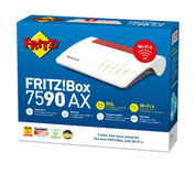 FRITZ!Box 7590 AX Exclusive – Wi-Fi 6 DSL-Router mit Mesh, DECT & USB-Stick